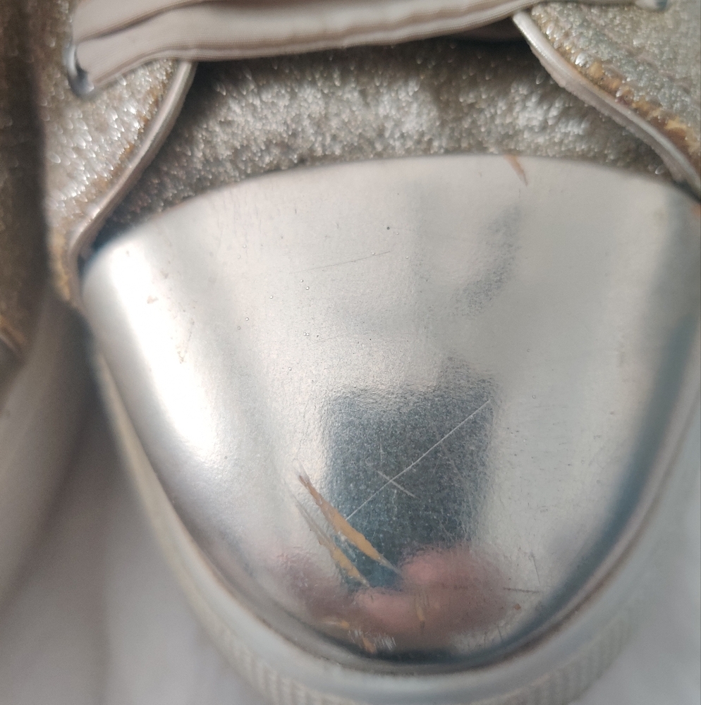 Authentic Prada Gold Glitter Sneakers - Picture 7 of 7
